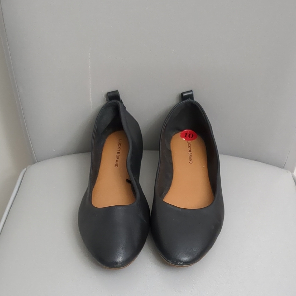 Lucky Brand Canison Leather Ballet Flats